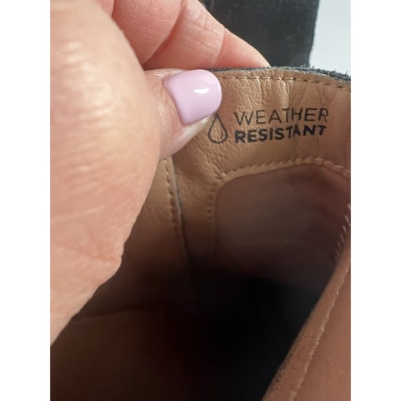 Vionic Comfort Bootie Jessie Size 9.5 Black Suede Leather Orthotic  Side Zip - Picture 5 of 10